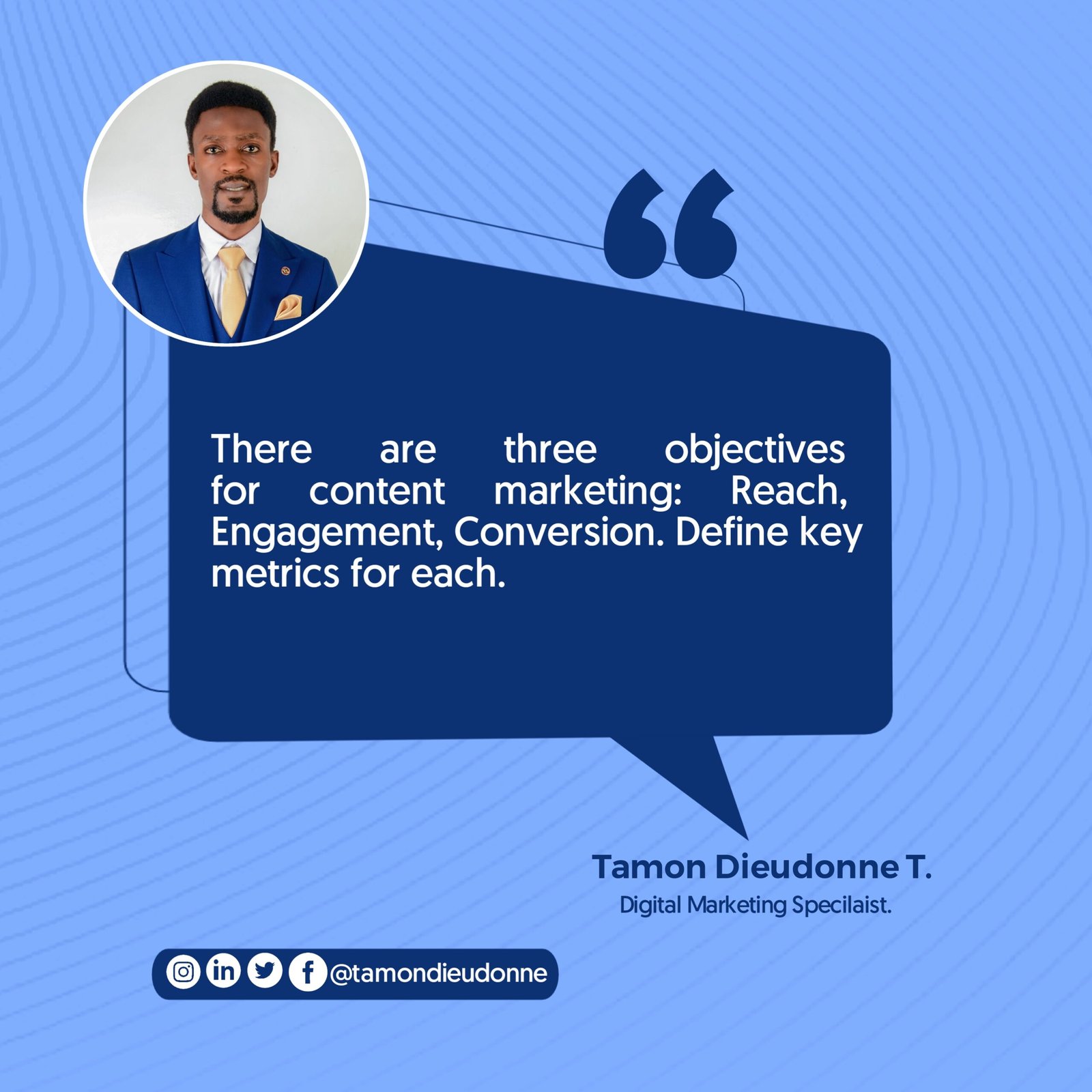 Tamon Dieudonne quotes About